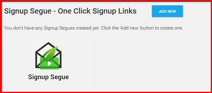 signup segue