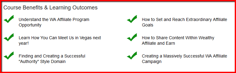 wealthy affiliate training 