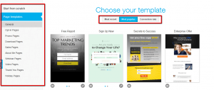how to create a landing page with getresponse