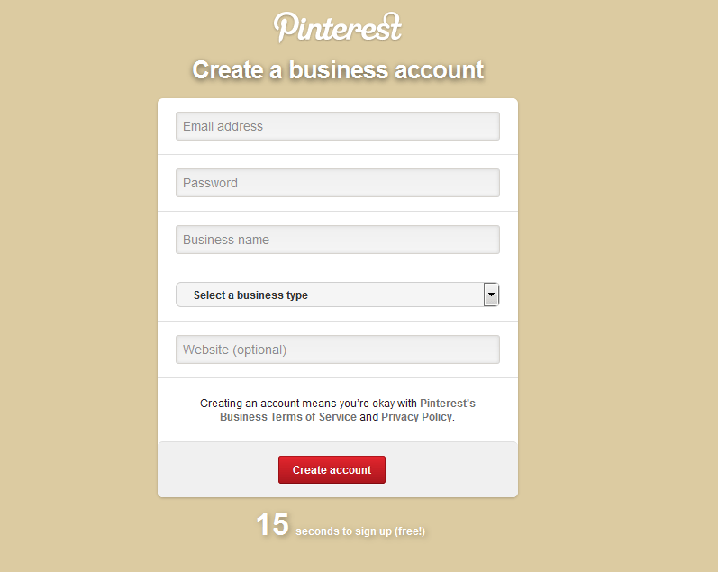 how to create pinterest business account 