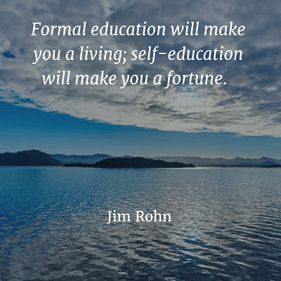 formal education will make you a living